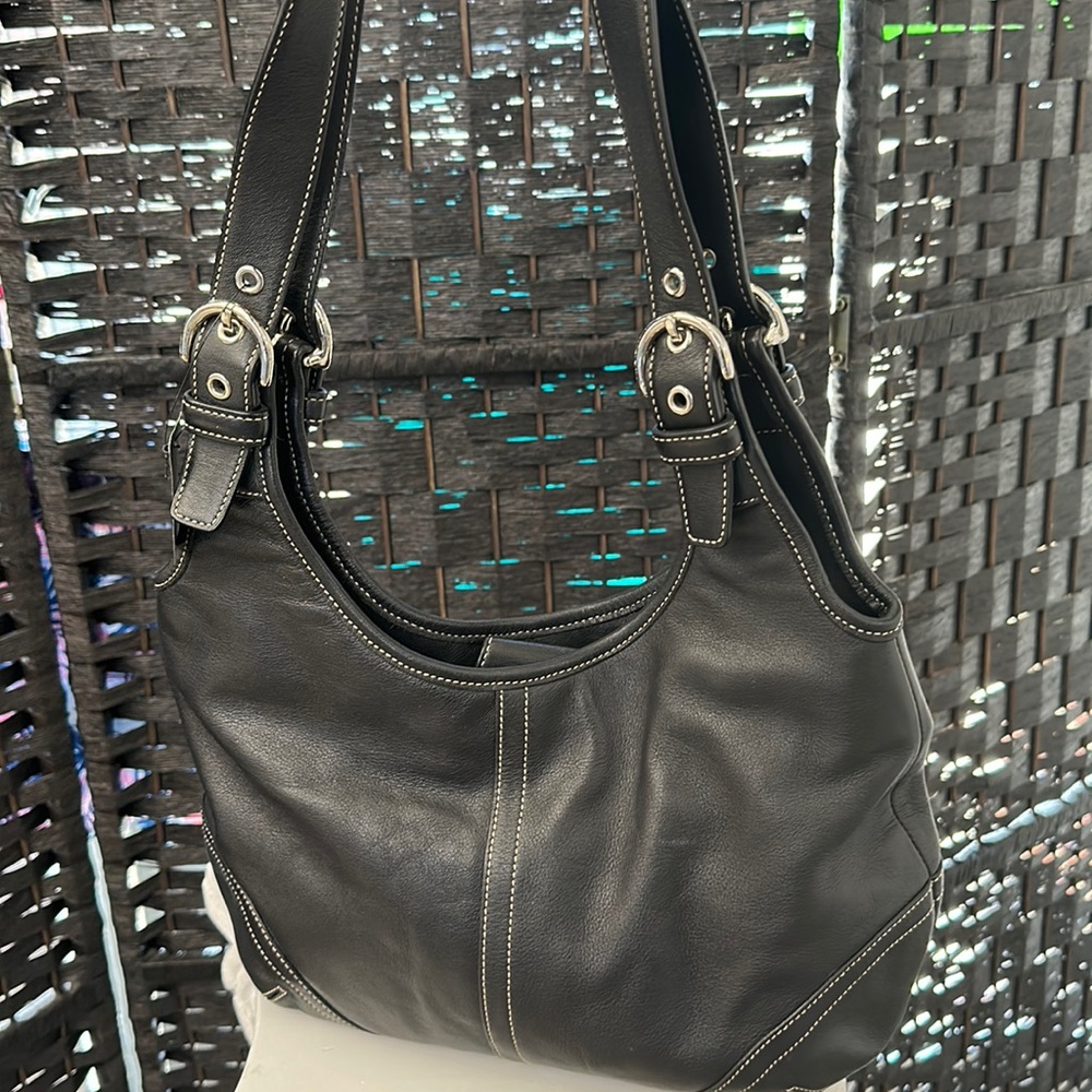 Coach leather bag
